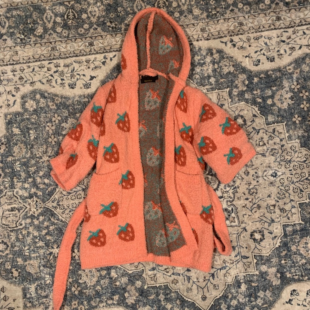 Madi Nelson x The Styled Collection Strawberry Kids Robe